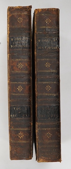 Dickson, Richard Watson (‘’McDonald, Alexander’’) - A Complete Dictionary of Practical Gardening: comprehending all the Modern Improvements in Art, 2 vols, 4to, calf, with 60 hand-coloured engraved plates, by F. Sansom,